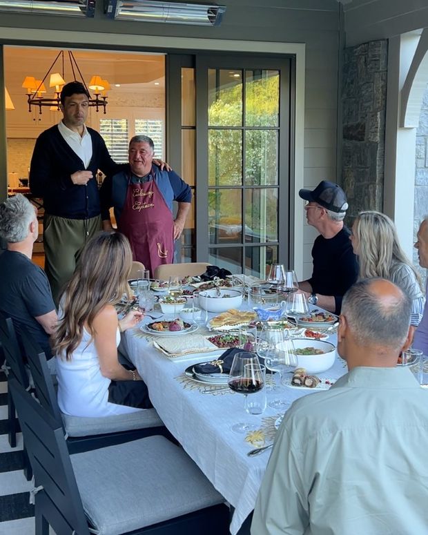 Guests gathering